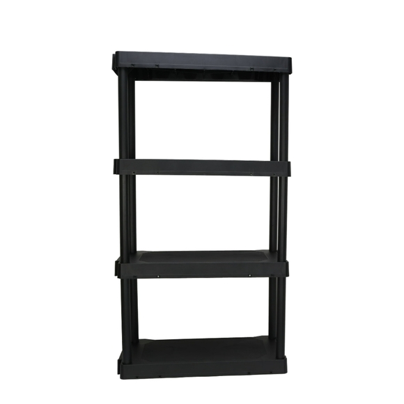 Other - Hyper Tough 14"D x 21.75"W x 47.6"H 4 Shelf Plastic Garage Shelves, Black